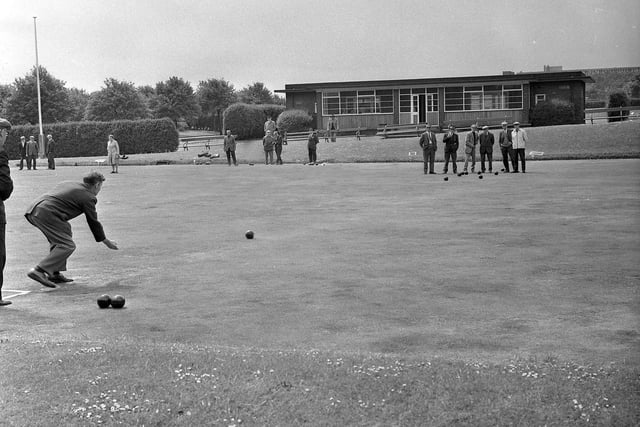 A view of the bowling green at Thompson Park in 1974. Echo readers Meg Conlon and Jan Brown nominated Thompson Park as one of their favourite places to visit.
