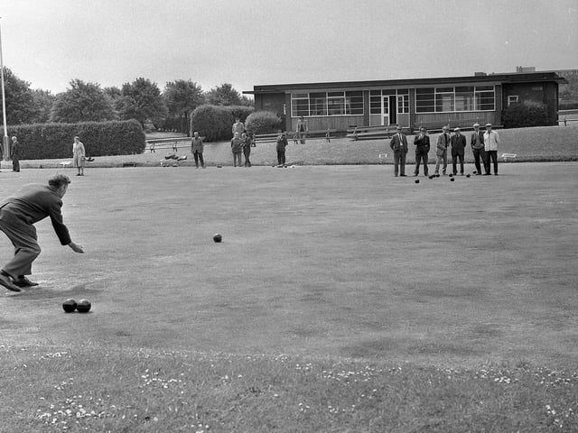 A view of the bowling green at Thompson Park in 1974. Echo readers Meg Conlon and Jan Brown nominated Thompson Park as one of their favourite places to visit.