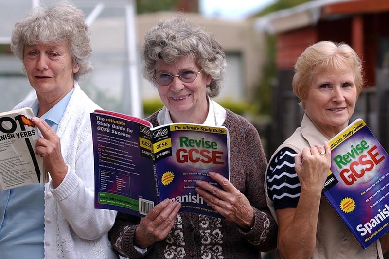 This Easington OAP Ladies group was learning Spanish in 2003. Does this bring back great memories?