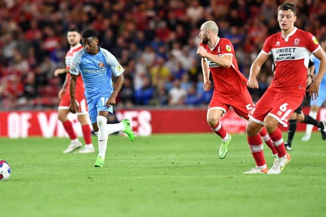 Amad made his Sunderland debut on Monday night