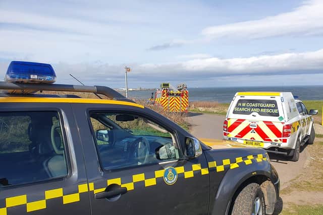 A photo shared by Sunderland Coastguard Rescue Team following the rescue effort.
