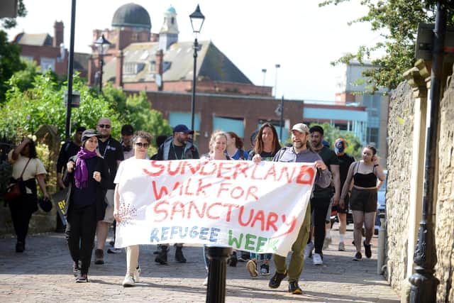 Sunderland's Refugee Week 2023 organisers were encouraged by the Walk of Sanctuary which got things underway.