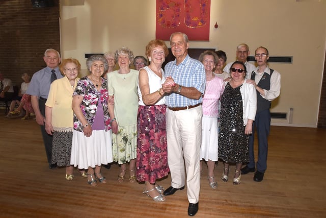 Members of the Afternoon Tea Dance club at Springwell Village Community Centre in 2015. Recognise anyone?