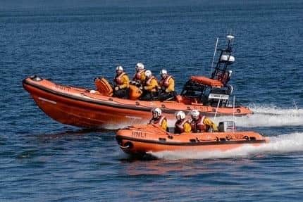 Sunderland RNLI went to the aid of three paddle boarders at Roker. Image used with courtesy of the charity.