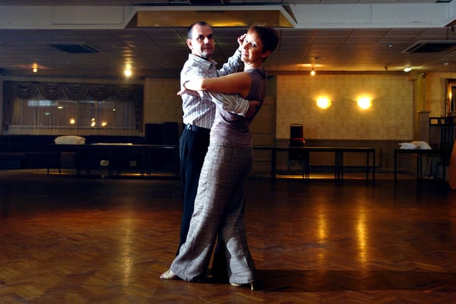 Diane Whitehead with her dance partner George Mooney. They were expecting a new interest in ballroom dancing with the start of the latest series of Strictly Come Dancing in 2011.