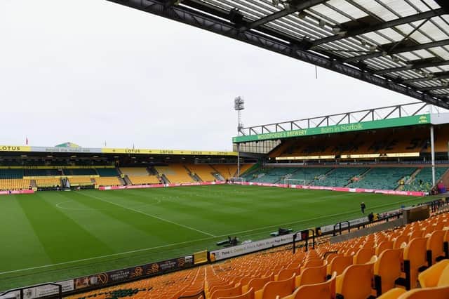 Carrow Road Stadium. (Photo by Harriet Lander/Getty Images)