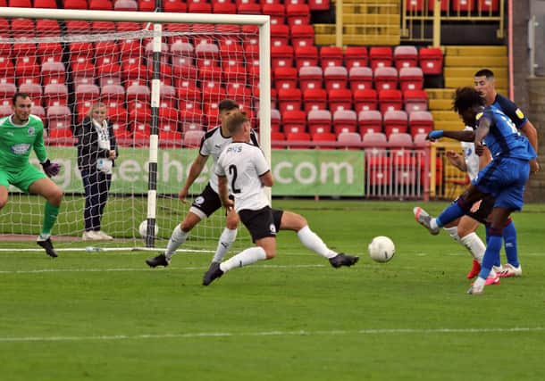 Carlisle United striker Josh Kayode pays tribute to Gateshead after scoring on his North East return