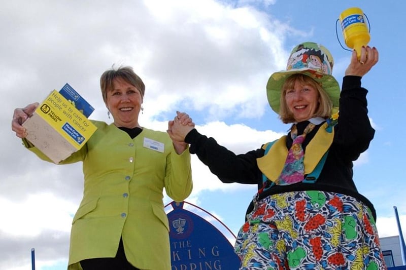 Sandra Murray and Carolyn Hunter were pictured in Jarrow on Daffodil Day in 2004. Who can tell us more?