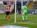 Aiden O'Brien scores from a corner against Bristol Rovers