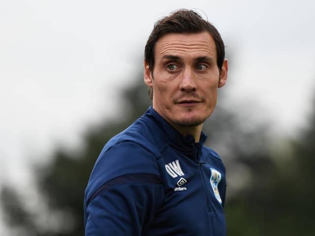 Former Sunderland midfielder Dean Whitehead during a coaching spell at Huddersfield. (Photo by George Wood/Getty Images)
