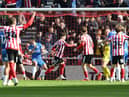 Trai Hume celebrates his Sunderland goal