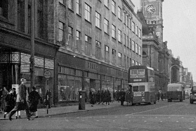 Fawcett Street before the introduction of one-way traffic.