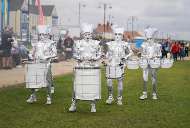 Performers at Seaham Food Festival