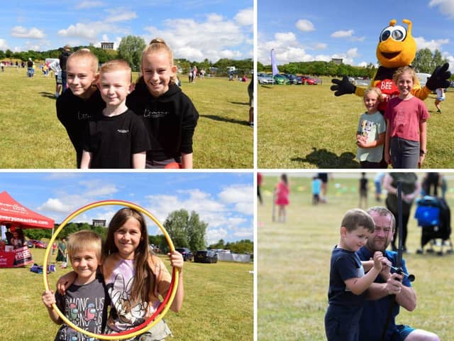Children enjoying the Active Sunderland Summer Family Fun Day at Herrington Country Park.