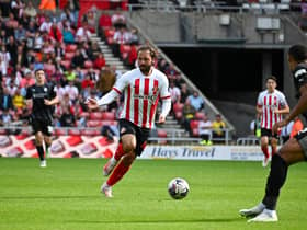 Bradley Dack playing for Sunderland against Rotherham. Photo: Chris Fryatt