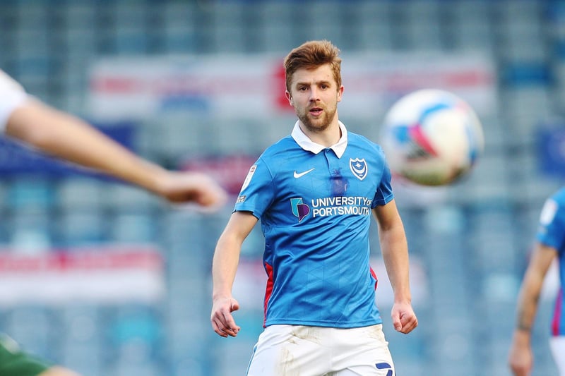 Made a lively return from injury on Tuesday. However, Pompey won't want to risk him picking up another setback with 13 league games remaining.