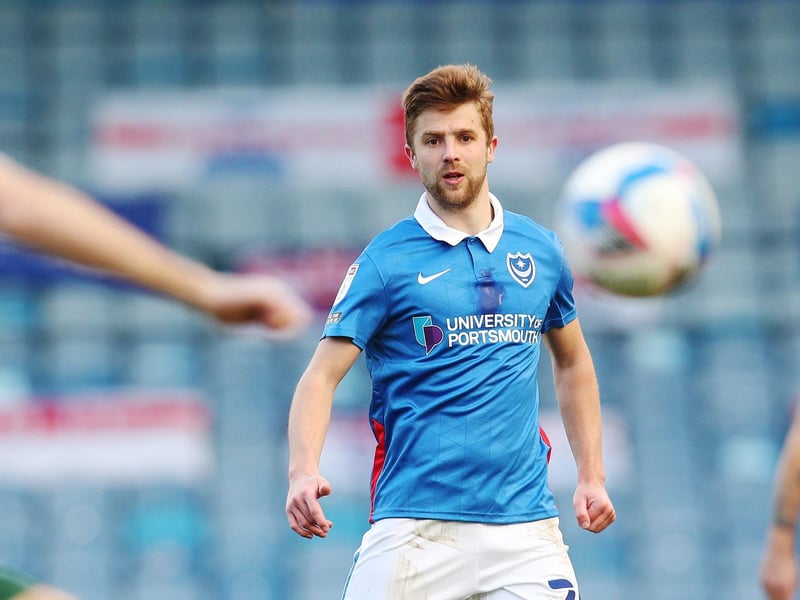 Made a lively return from injury on Tuesday. However, Pompey won't want to risk him picking up another setback with 13 league games remaining.