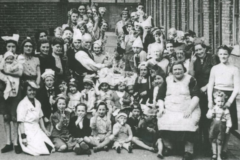 A street party in Mozart Street in West Hartlepool as the town celebrated the end of war in Europe. Photo: Hartlepool Museum Service