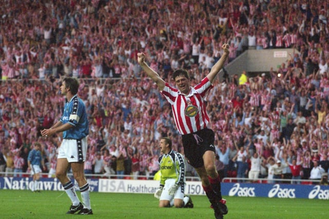 Knowing what we do now, it seems wonderfully fitting that the Stadium of Light's first ever goal was scored by The Man. It was a 3-1 win and Niall's goal came courtesy of comical defending by his former team.