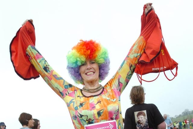 What an outfit for this runner in the 2008 Race For Life.