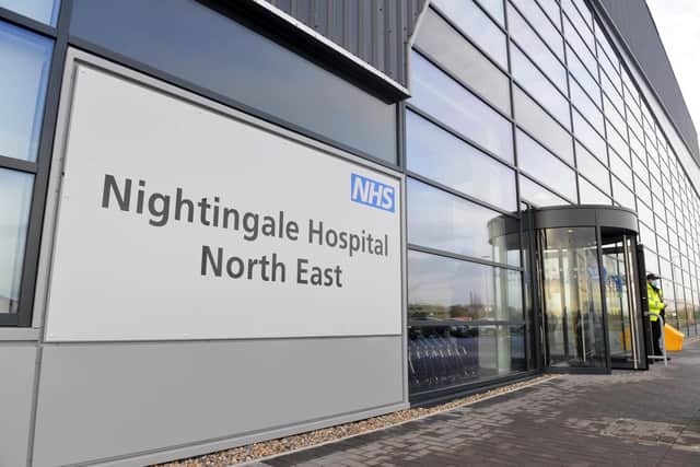 Mass vaccinations open at NHS Nightingale Hospital North East. 