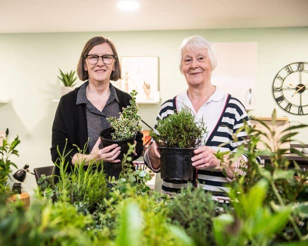 McCarthy Stone Homeowners Judith Hudson and Margaret Smith at a Gardening Masterclass