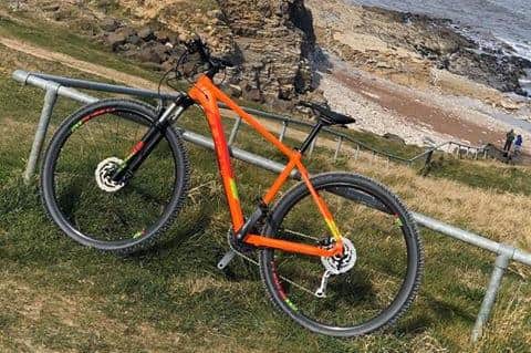 Lily Richardson's bike which was stolen from outside the RVI in Newcastle.