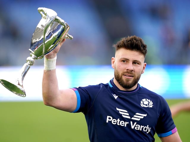 Man of the match, the scrum-half was outstanding in his 50th Scotland game. Italy had no answer to his blistering runs from deep. 9