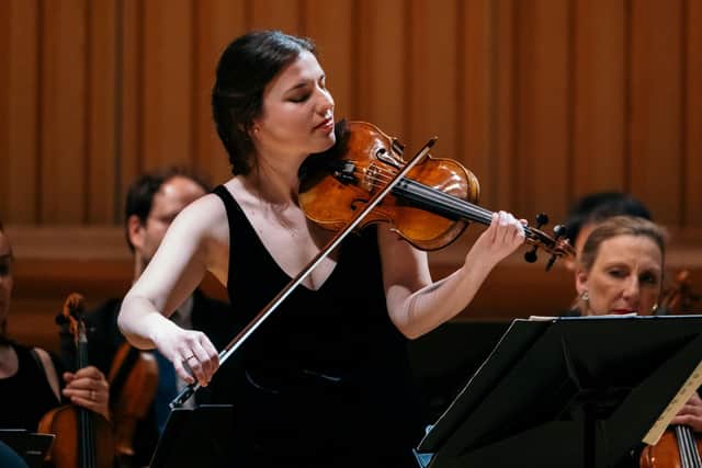 Royal Northern Sinfonia orchestra leader and violinist Maria Włoszczowska. Picture by Tynesight.
