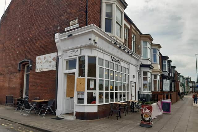 Police were alerted to a break-in at Zachos Café Bistro in the Chester Road area of Sunderland.