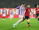 Ivan Fresneda of Real Valladolid faces a decision between Arsenal and Borussia Dortmund (Photo by Rafa Babot/Getty Images)