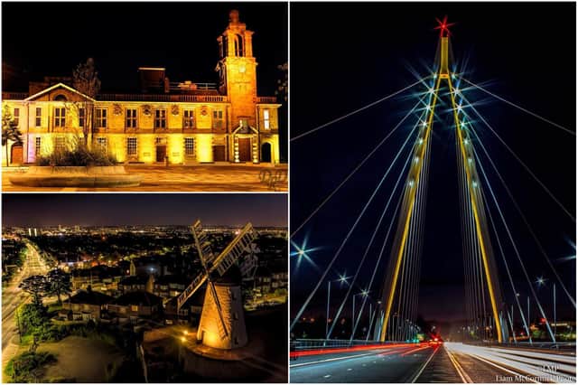 Sunderland landmarks will be lit yellow. Pictures: Mick Naisbitt and Liam McCormick.