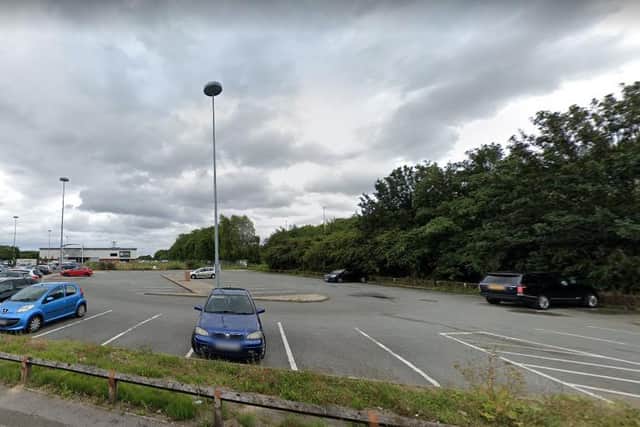 Land earmarked for Costa Coffee, Peel Centre Washington Picture: Google