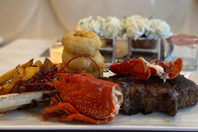 The Dirty Harry surf 'n' turf combo