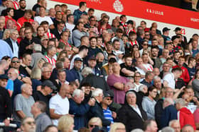 Sunderland fans at the Stadium of Light for the Wycombe game.