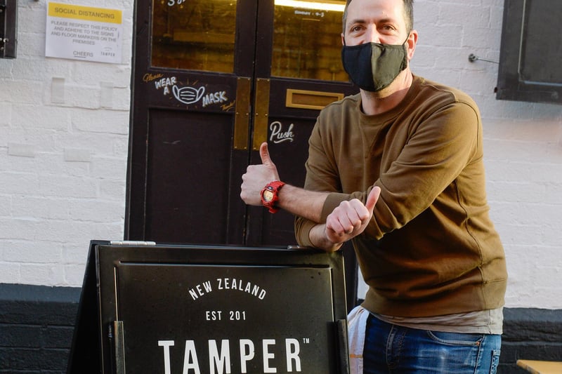 Coffee firm Tamper, run by Ivor van de Beek, pictured, have designed a Mother's Day Pancake Brunch Box, which includes all the ingredients needed for American-style pancakes for two. Pre-order for March  13/14 (£25).