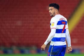 BARNSLEY, ENGLAND - OCTOBER 27: Macauley Bonne of Queens Park Rangers looks on during the Sky Bet Championship match between Barnsley and Queens Park Rangers at Oakwell Stadium on October 27, 2020 in Barnsley, England. Sporting stadiums around the UK remain under strict restrictions due to the Coronavirus Pandemic as Government social distancing laws prohibit fans inside venues resulting in games being played behind closed doors. (Photo by George Wood/Getty Images)
