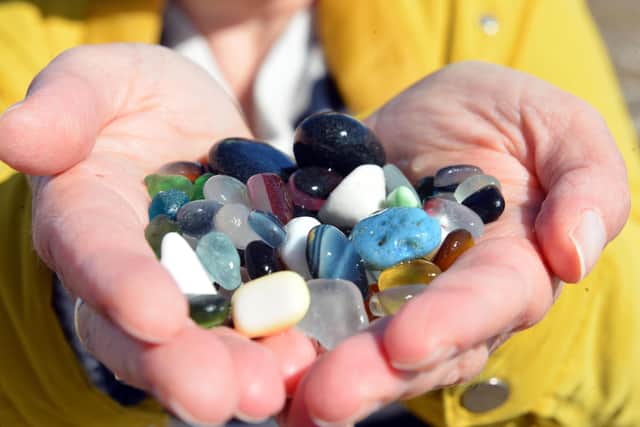Seaham sea glass has proved popular with American citizens.