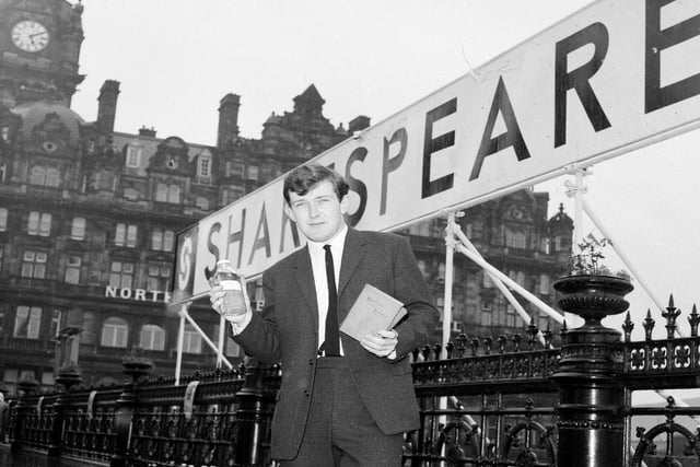 The opening of a Shakespeare Exhibition in Waverley Market in 1964.