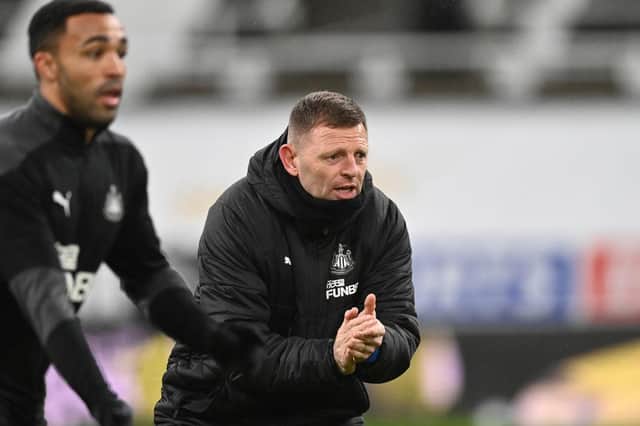 Newcastle United coach Graeme Jones (Photo by Stu Forster/Getty Images)