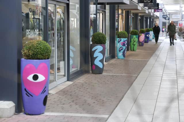 Even the planters have had a makeover. Photo by Dave Charnley Photography.
