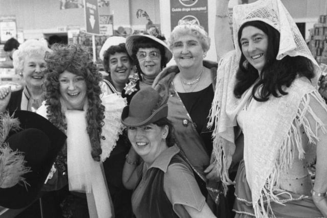 It's a fancy dress day at the Sunderland store. We're hoping you can recognise the staff taking part in some charity fun at the Sunderland branch 42 years ago.