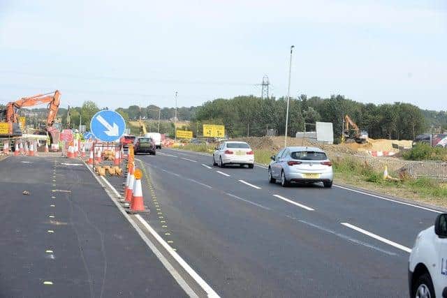 Work started last year will see a new flyover built at the A19 junction in Boldon so that traffic will not need to leave the major route to negotiate the junction.