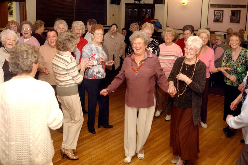A 2007 photo from the Over 50s Autumn Club.