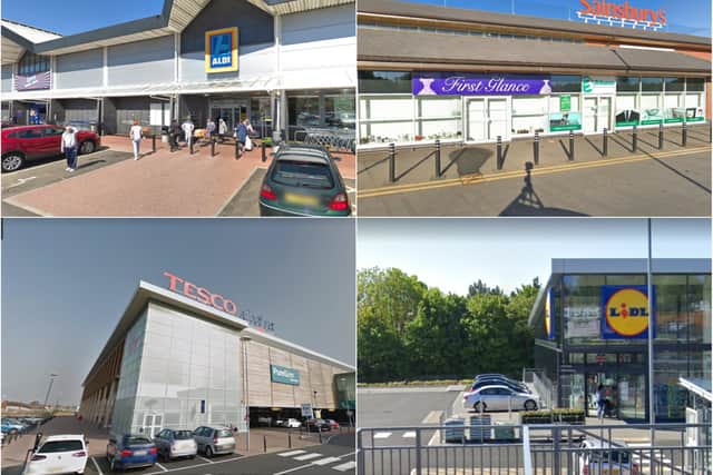 Christmas 2021 supermarket opening times for Sainsbury's, Tesco, ASDA, Morrisons, ALDI, Lidl and the Co-op. Picture: Google Maps