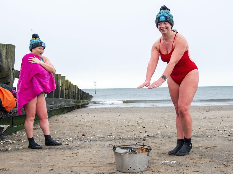 Maree and Isabella fresh from the water