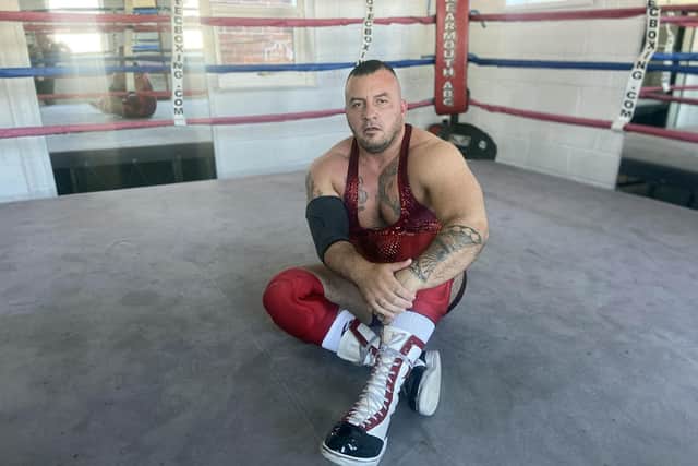 Professional wrestler Shaun Taylor has been wrestling since he was 14. 

Picture by FRANK REID