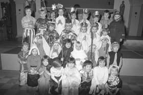 Little Donkey was sung by the pupils of St Joseph's Primary in Millfield, where Eric Boswell was born, in their critically acclaimed 1975 Nativity play. Picture by Ken Parker.