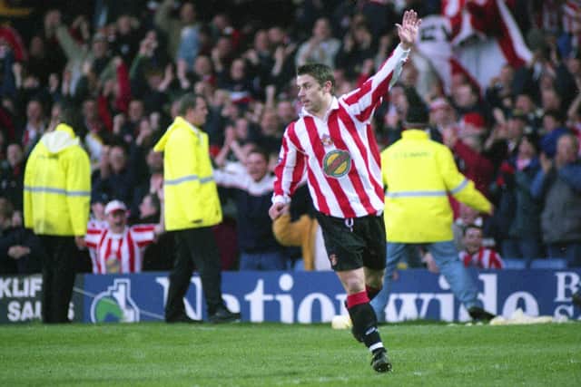 Kevin Phillips, who scored four goals against Bury as Sunderland secured their return to the Premiership in 1999.