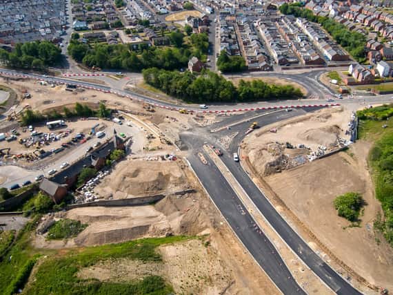 Work is pressing ahead on the Sunderland Strategic Transport Corridor phase 3